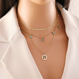 OVERFLY Jewellery Luxury Combo Set For Ladies(18K Gold Plated)