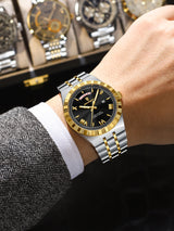 OVERFLY POEDAGAR Analog Multifunction Luxury Watch for Men