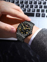 OVERFLY POEDAGAR Analog Multifunction Luxury Watch for Men