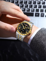 OVERFLY POEDAGAR Analog Multifunction Luxury Watch for Men