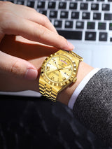 OVERFLY POEDAGAR Analog Multyfunction Luxury Watch for Men