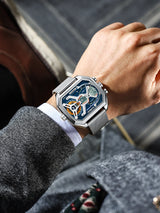 POEDAGAR Mens Dual Time Chronograph Luxury Watch Wrist Watch For Men Analog-Digital Watch