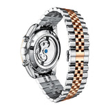 OVERFLY BIDEN MENS Automatic Skeleton Mechanical wrist Watch For Men