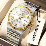 OVERFLY POEDAGAR Analog Multifunction Luxury Watch for Men