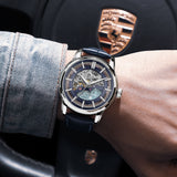 OVERFLY OCHSTIN Automatic Skeleton Mechanical Luxury wrist Watch For Men
