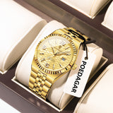 OVERFLY POEDAGAR Analog Multifunction Luxury Watch for Men