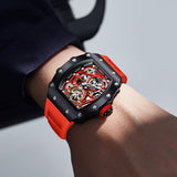 ONOLA Mens Watch Automatic Mechanical Skeleton Dial Luxury Wrist Watch For Men Analog Watch - For Men