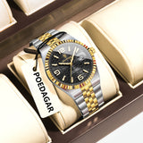 OVERFLY POEDAGAR Analog Multifunction Luxury Watch for Men