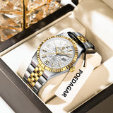 OVERFLY POEDAGAR Analog Multifunction Luxury Watch for Men