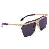 The Super Star Unisex Sunglasses(58008-Blk-Gold)