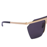 The Super Star Unisex Sunglasses(58008-Blk-Gold)