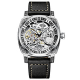 TEVISE Mens Automatic Skeleton Dial Luxury Watch for Men