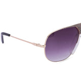 The Phantom Stylish Unisex Sunglasses (6656-Gold-Purple)