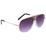 The Phantom Stylish Unisex Sunglasses (6656-Gold-Purple)