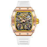 OVERFLY Onola Double Tourbillon Automatic Skeleton Mechanical Flywheel Unique Dial Luxury Men's Watch (NOW IN INDIA)