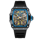 OVERFLY Onola Double Tourbillon Automatic Skeleton Mechanical Flywheel Unique Dial Luxury Men's Watch (NOW IN INDIA)