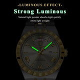 OVERFLY POEDAGAR Mens Analog Multifunction Luxury Wrist Watch for Men