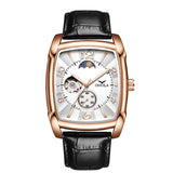 OVERFLY Onola Automatic Skeleton Mechanical Unique Dial Luxury wrist Watch For Men