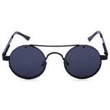 Steampunk Black With UV Protected Unisex Sunglasses (8151-Black-A)