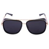 Iron Man Black Unisex Sunglasses (3023-Gold-Black)