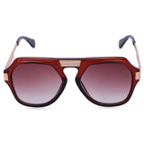 Classic Look Women's Sunglasses (J1080-Brown-Gold)