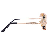 MAGNUM Polorized Stylish Unisex Sunglasses (A371-Black-Gold)