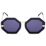 ROYAL UV Protected Unisex Sunglasses (X2719-Black)