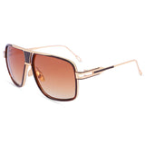 Hot Dashing Unisex Sunglasses (2405-Gold-Brown)