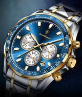 OVERFLY POEDAGAR Mens Watch Analog Chronograph Luxury wrist Watch For Men