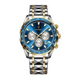 OVERFLY POEDAGAR Mens Watch Analog Chronograph Luxury wrist Watch For Men