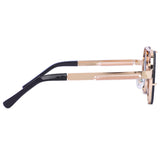 Steampunk Red With UV Protected Unisex Sunglasses (8151-Red-A)