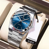 OVERFLY POEDAGAR Mens Watch Analog Multifunction Luxury wrist Watch For Men