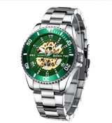 OVERFLY BIDEN MENS Automatic Skeleton Mechanical wrist Watch For Men