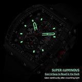 OVERFLY MINI FOCUS Mens Watch Analog Chronograph Luxury wrist Watch For Men
