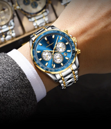 OVERFLY POEDAGAR Mens Watch Analog Chronograph Luxury wrist Watch For Men