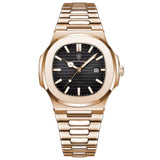 OVERFLY POEDAGAR Analog Luxury Rose Gold wrist Watch For Men