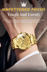 OVERFLY OLEVS Mens Watch Analog Chronograph Luxury wrist Watch For Men