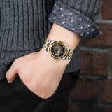 TEVISE Automatic Skeleton Mechanical Dial Luxury Watch for Men