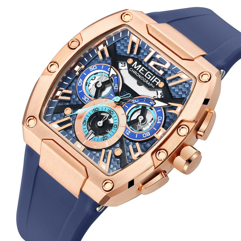 MEGIR Analog Chronograph with Date Display Military Analog Men's