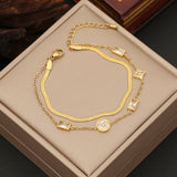 OVERFLY Jewellery Luxury Combo Set For Ladies(18K Gold Plated)(J-1188)