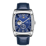 OVERFLY Onola Automatic Skeleton Mechanical Unique Dial Luxury wrist Watch For Men