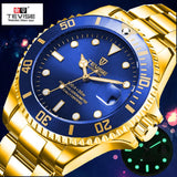TEVISE Automatic Skeleton Mechanical Luxury wrist Watch for Men