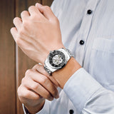 TEVISE Automatic Skeleton Mechanical Luxury wrist Watch for Men