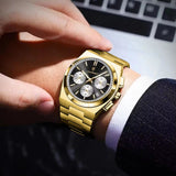 OVERFLY POEDAGAR Analog Chronograph Luxury wrist Watch for Men