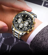 OVERFLY POEDAGAR Mens Watch Analog Chronograph Luxury wrist Watch For Men