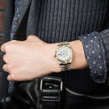 TEVISE Automatic Skeleton Mechanical Dial Luxury Watch for Men