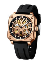 OVERFLY BIDEN Unique Wheel Dial Automatic Skeleton Mechanical Luxury Men's Watch (NOW IN INDIA)