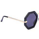 ROYAL UV Protected Unisex Sunglasses (X2719-Black)