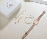 OVERFLY SHENGKE Analog Watch with Jewellery Combo Set Analog Watch - For Ladies K0093103