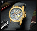 OVERFLY Biden Dragon Dial Analog Luxury Men's Watch (NOW IN INDIA)(BD-8041-Multy)